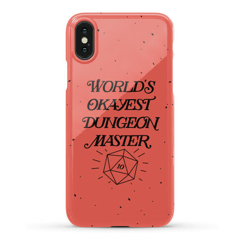 World's Okayest Dungeon Master Phone Case